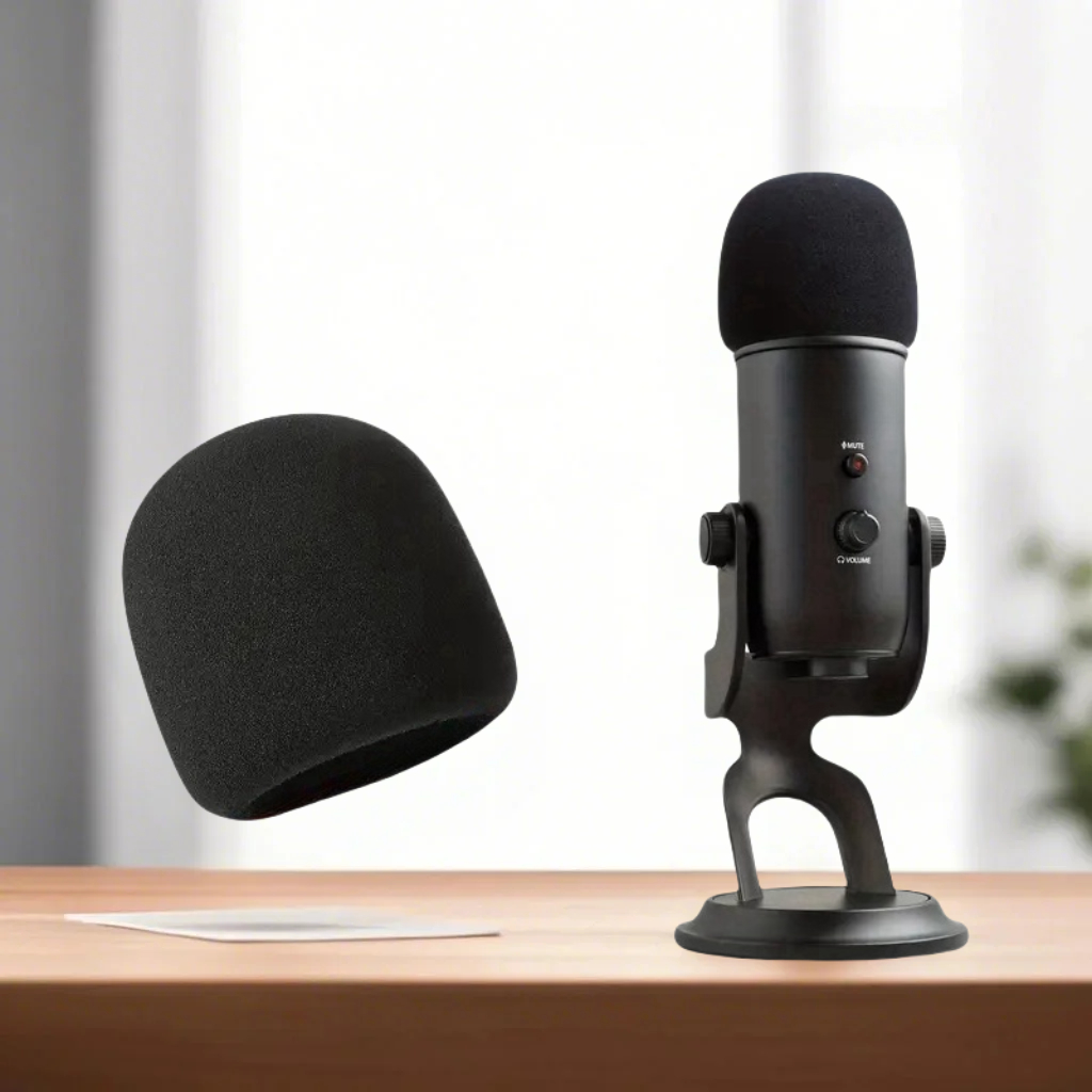 Microphone Pop Filter Foam Windscreen - 1/2/3pcs Microphone Sponge Foam Cover,Foam Microphone