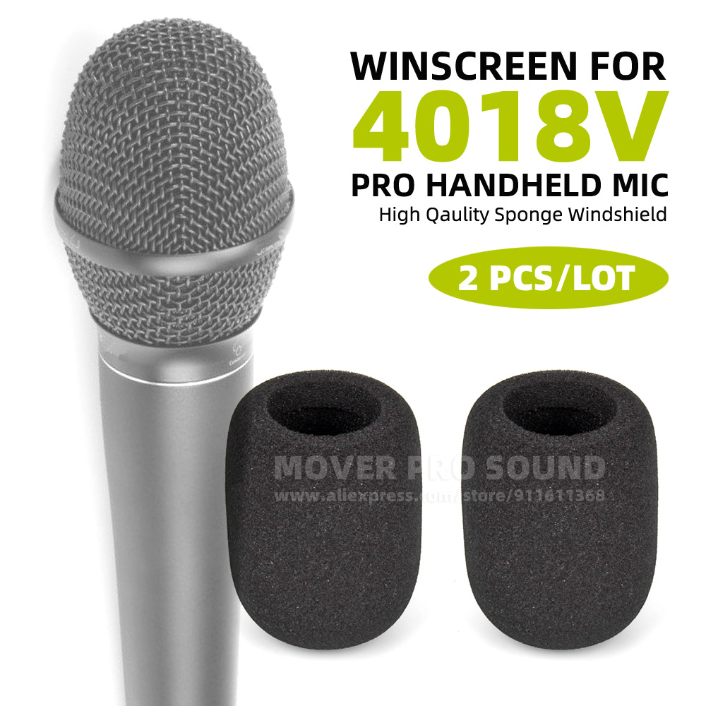 Microphone Pop Filter Foam Windscreen - 2PCS SnapVox Compatible With DPA de
