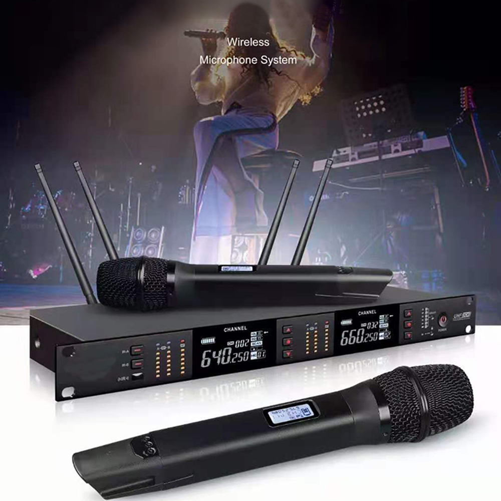 Uhf Wireless Microphone System Dual Channel - Paulkitson MK-951True Đa Dạng Kỹ Thuật