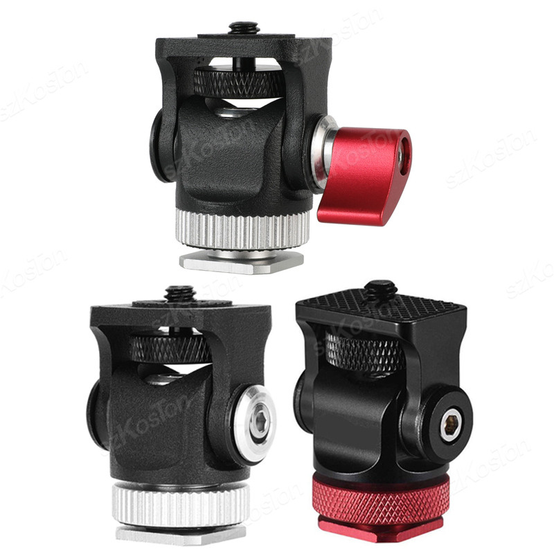 Microphone Shock Mount Universal - Mini Monitor Mount Holder Tripod Head
