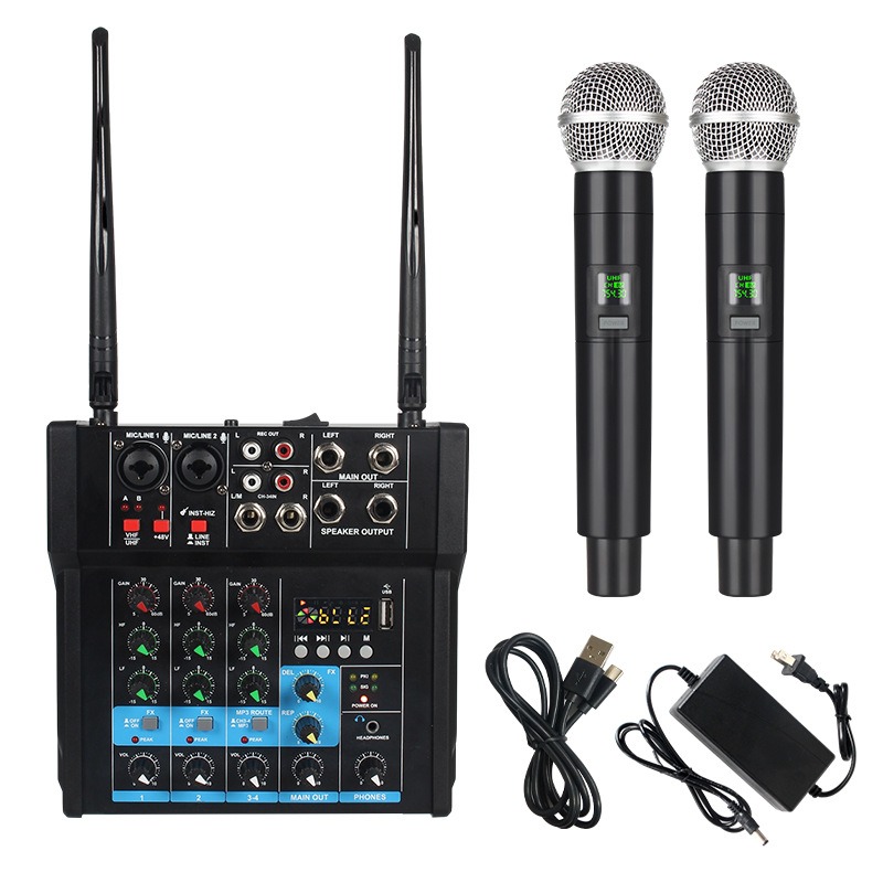 Karaoke Amplifier Mixer Bluetooth - Audio Mixer Amplifier With Bluetooth Sound
