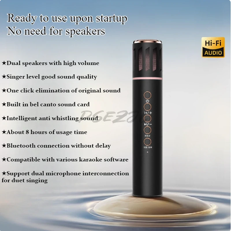 Bluetooth Karaoke Microphone Handheld - New K20 Bluetooth Speaker Wireless Live