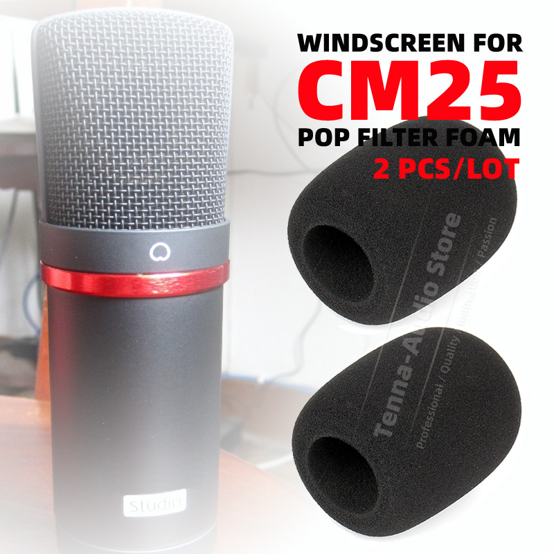 Microphone Pop Filter Foam Windscreen - 2 Chiếc Chống Màng Lọc Âm