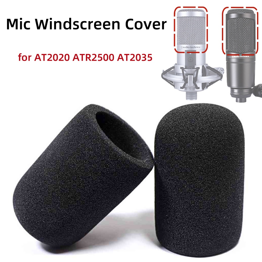 2PCS AT2020 Microphone Windscr - đánh giá và giá Microphone Pop Filter Foam Windscreen
