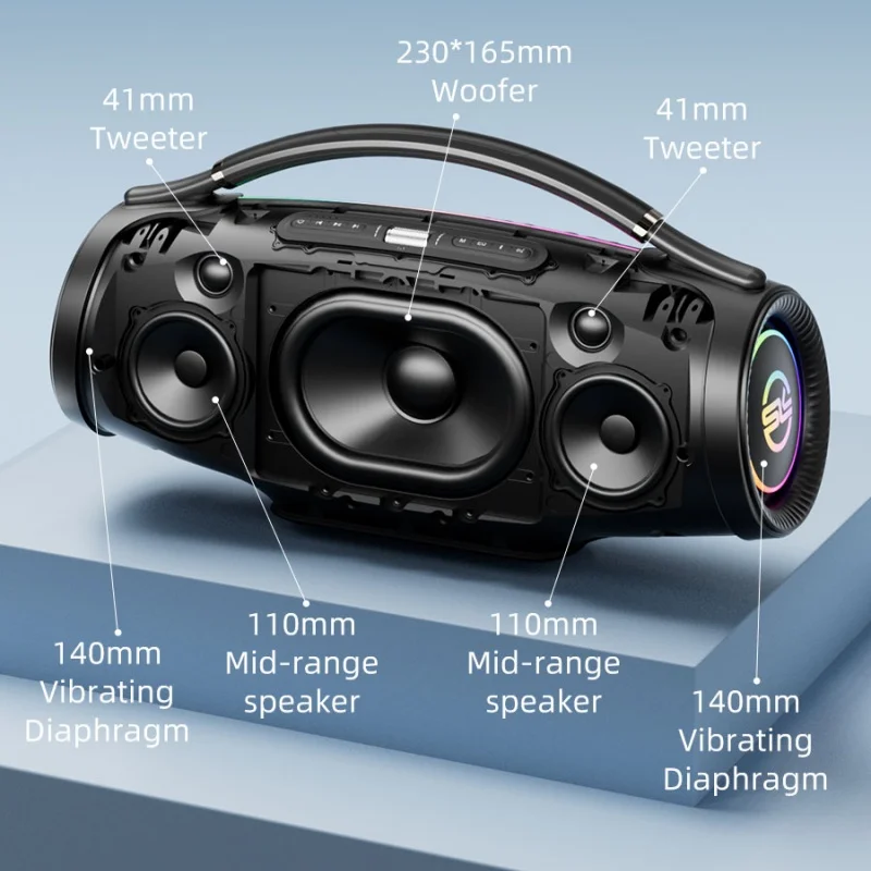 SODLK S1622 500W Outdoor Bluet - đánh giá và giá Karaoke Machine Portable With 2 Mic