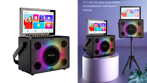 Entertainment Portable Karaoke - đánh giá và giá Karaoke Machine Portable With 2 Mic