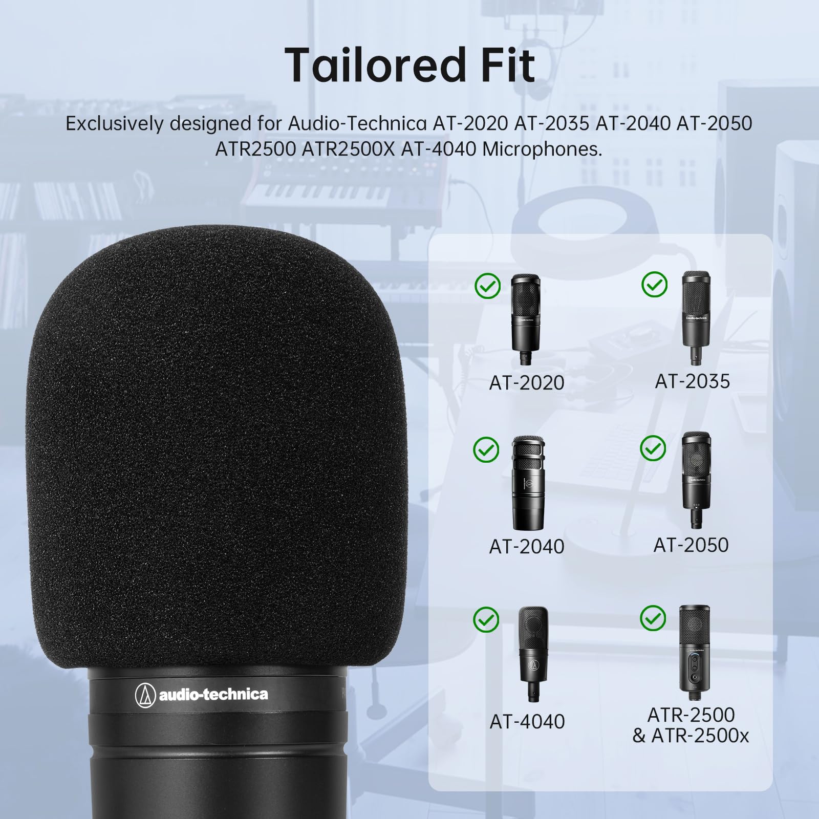 Pop Filter/Windscreen for Audi - đánh giá và giá Microphone Pop Filter Foam Windscreen
