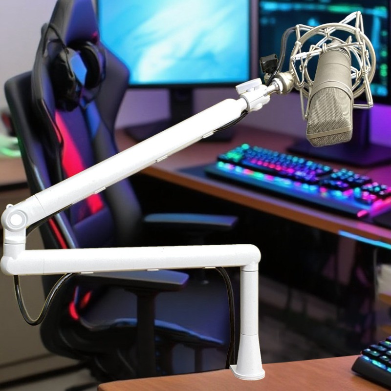 Boom Arm Microphone Stand Desk - đánh giá và giá Microphone Stand Boom Arm Floor