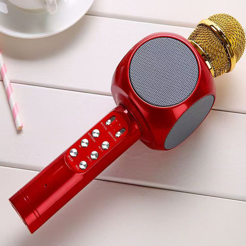 WS1816 Wireless Children Karao - đánh giá và giá Bluetooth Karaoke Microphone Handheld