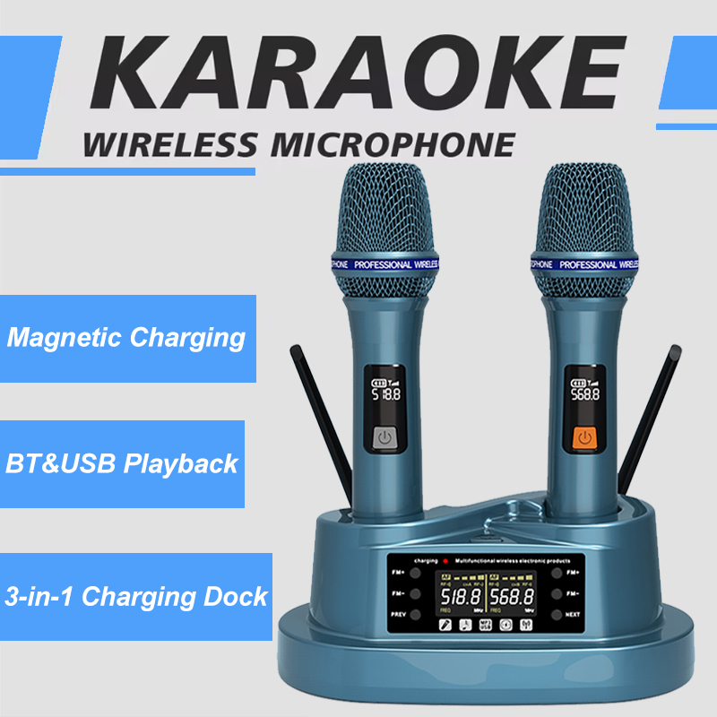 Wireless Microphone Kit With C - đánh giá và giá Bluetooth Karaoke Microphone Handheld