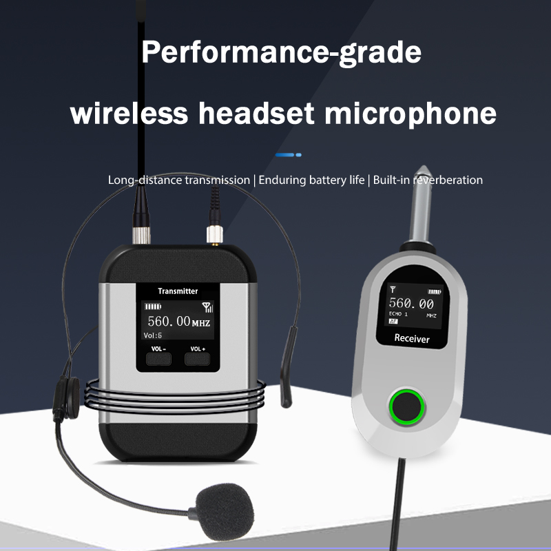 UHF Dual Wireless Microphone S - đánh giá và giá Wireless Lavalier Microphone Dual Receiver
