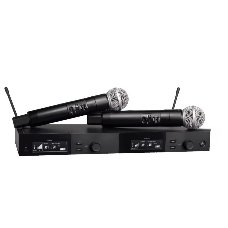 SLXD4D dual-channel UHF wirele - đánh giá và giá Uhf Wireless Microphone System Dual Channel