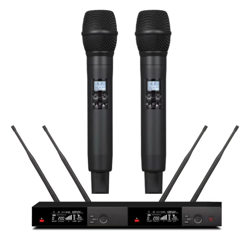 SLXD4D dual-channel UHF wirele - đánh giá và giá Uhf Wireless Microphone System Dual Channel