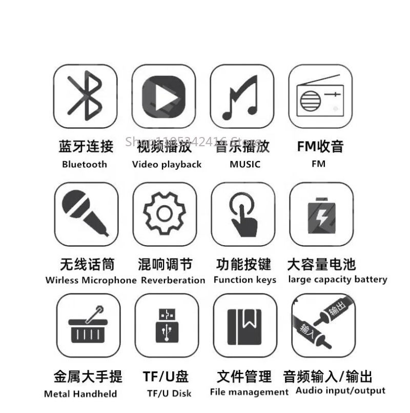 20W Portable Karaoke Machine w - đánh giá và giá Karaoke Machine Portable With 2 Mic