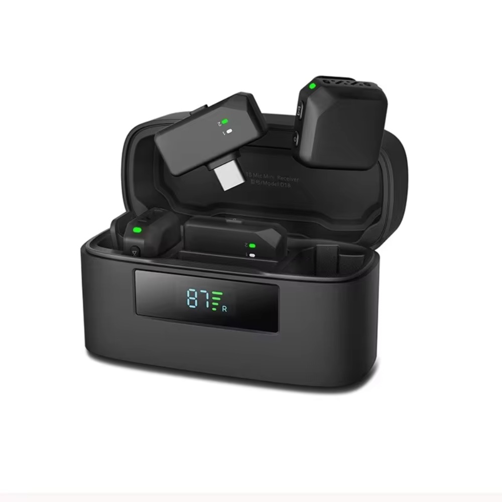 Magnetic Wireless Lapel Microp - đánh giá và giá Wireless Lavalier Microphone Dual Receiver