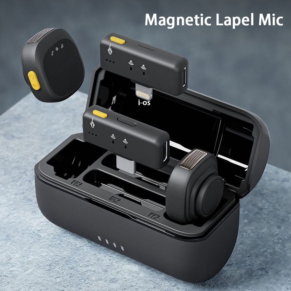 Magnetic Snap Wireless Lavalie - đánh giá và giá Wireless Lavalier Microphone Dual Receiver
