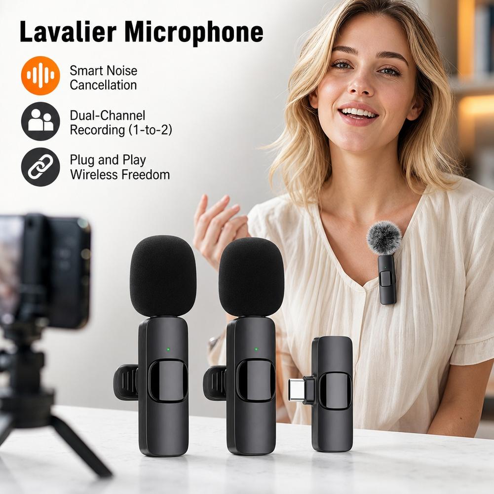 Wireless Lavalier Microphone O - đánh giá và giá Wireless Lavalier Microphone Dual Receiver