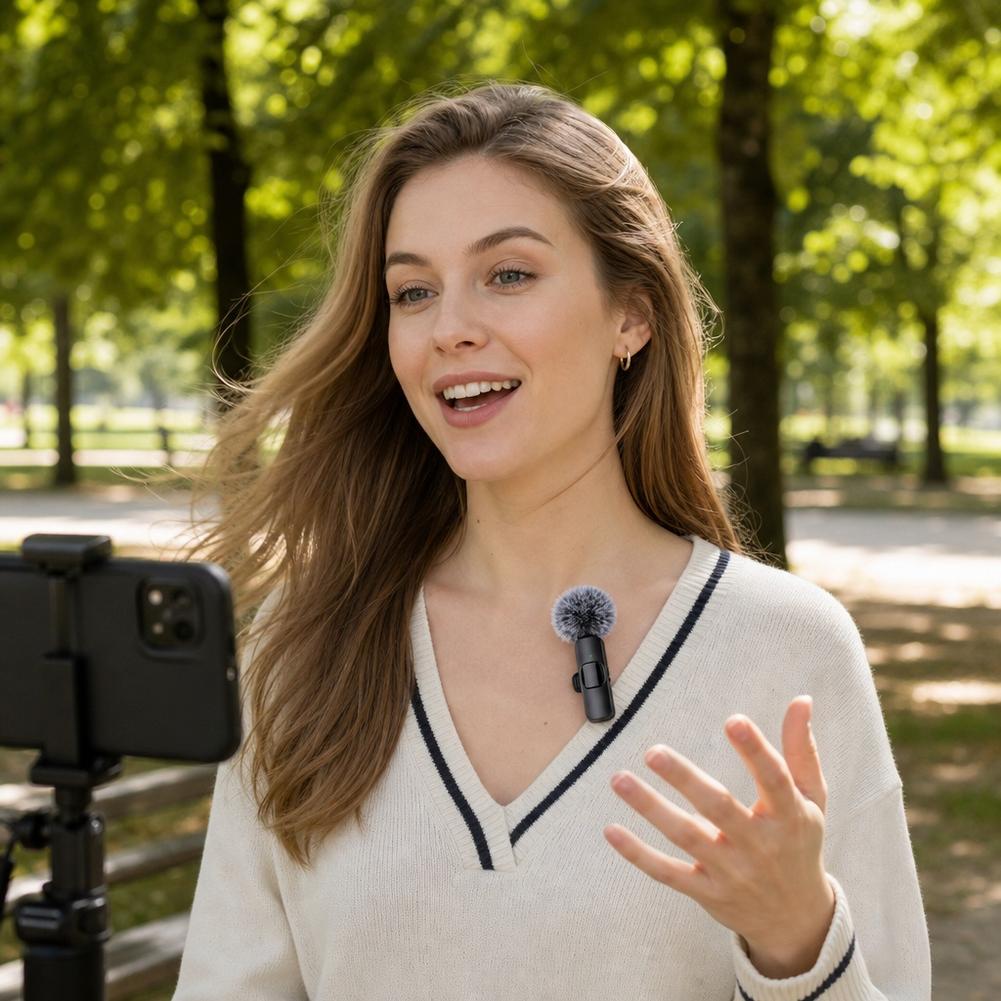 Wireless Lavalier Microphone O - đánh giá và giá Wireless Lavalier Microphone Dual Receiver