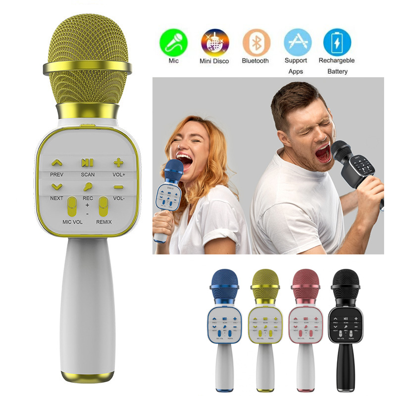 DS813 Không Dây Micro Hát Kara - đánh giá và giá Bluetooth Karaoke Microphone Handheld
