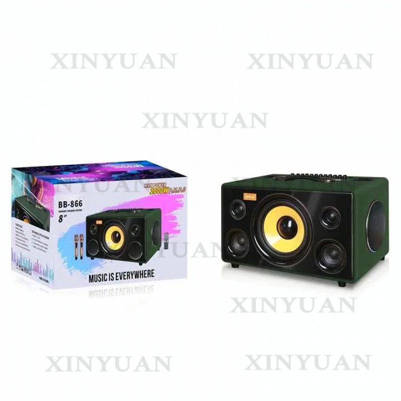 Karaoke Speaker, 8-Inch Wooden - đánh giá và giá Karaoke Speaker System 100W Rgb