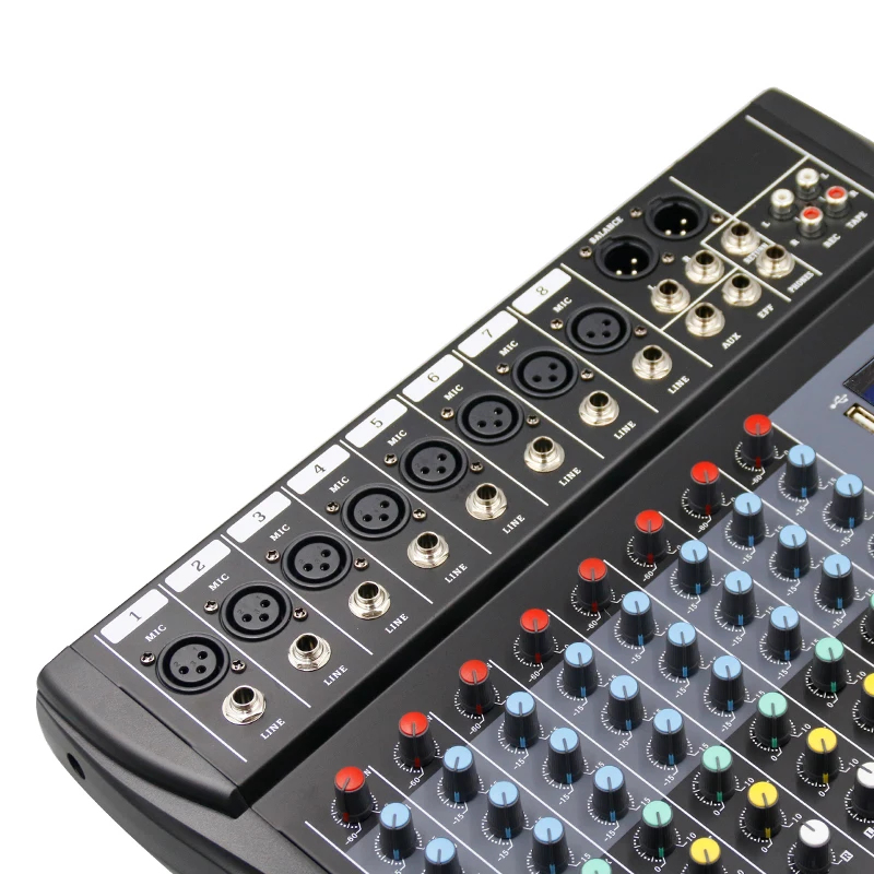 8 Channel Audio Mixer 48V Phan - đánh giá và giá Karaoke Amplifier Mixer Bluetooth
