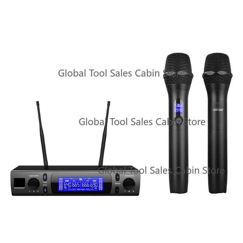 VM300 UHF Dual 2-Channel Wirel - đánh giá và giá Uhf Wireless Microphone System Dual Channel