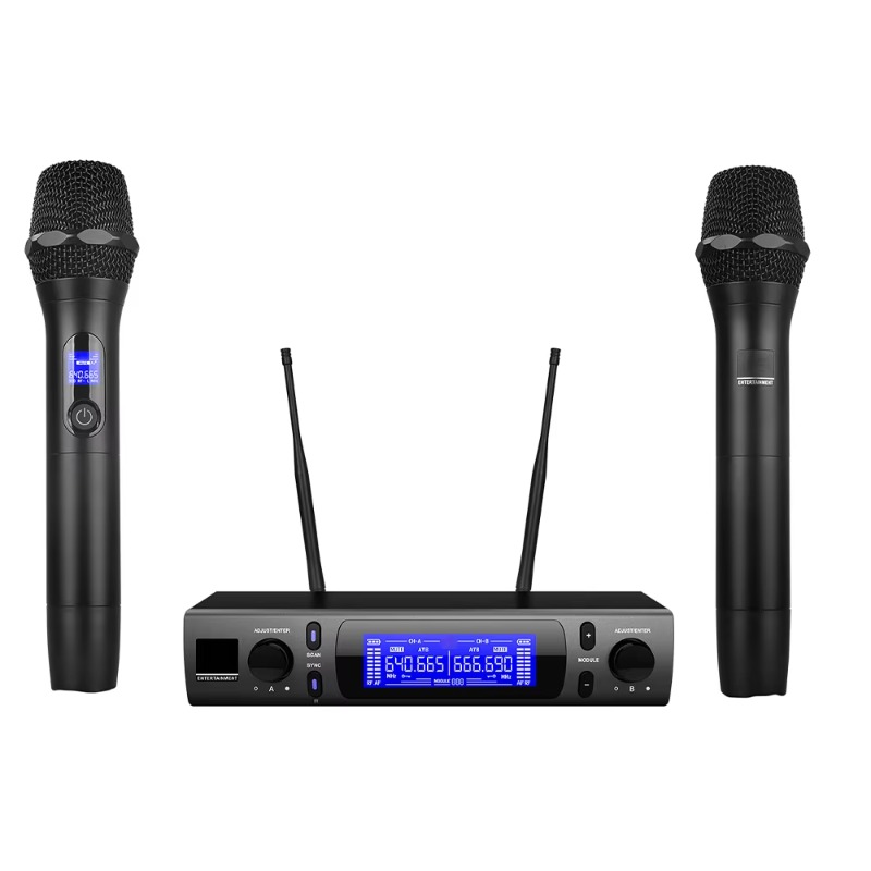 VM300 UHF Dual 2-Channel Wirel - đánh giá và giá Uhf Wireless Microphone System Dual Channel