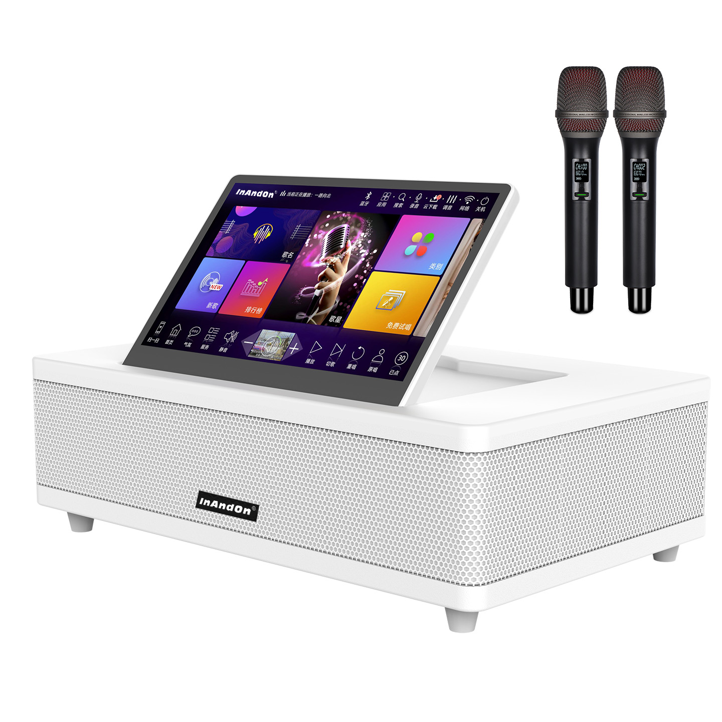 12.2''Touch Screen Karaoke Mac - đánh giá và giá Karaoke Machine Portable With 2 Mic