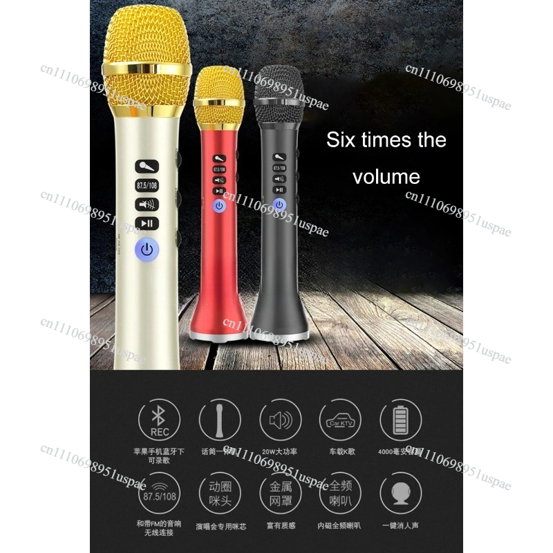 L-698DSP 20W Wireless Micropho - đánh giá và giá Bluetooth Karaoke Microphone Handheld