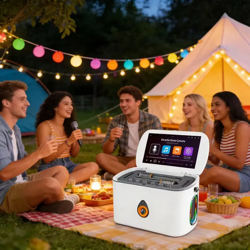 Portable Bluetooth Speaker wit - đánh giá và giá Karaoke Machine Portable With 2 Mic