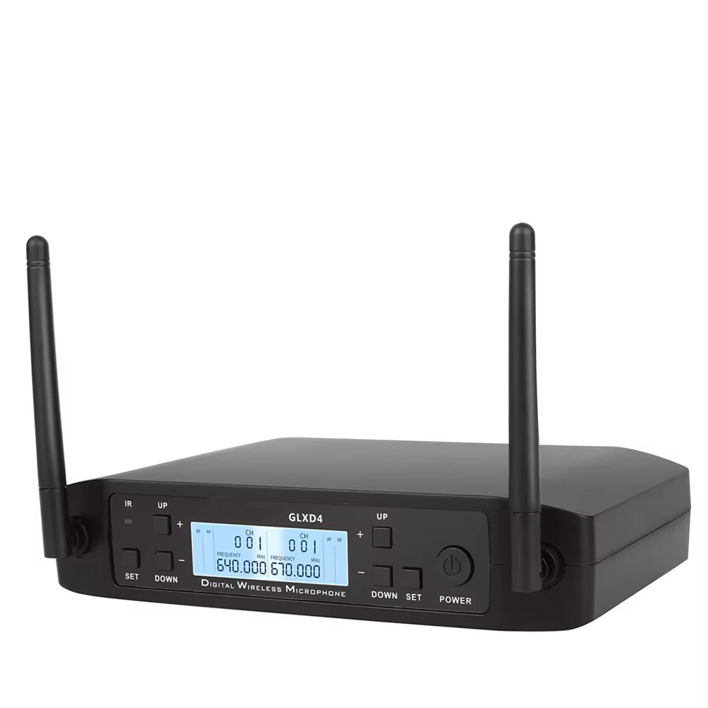 GLXD4 Professional Wireless Mi - đánh giá và giá Wireless Lavalier Microphone Dual Receiver