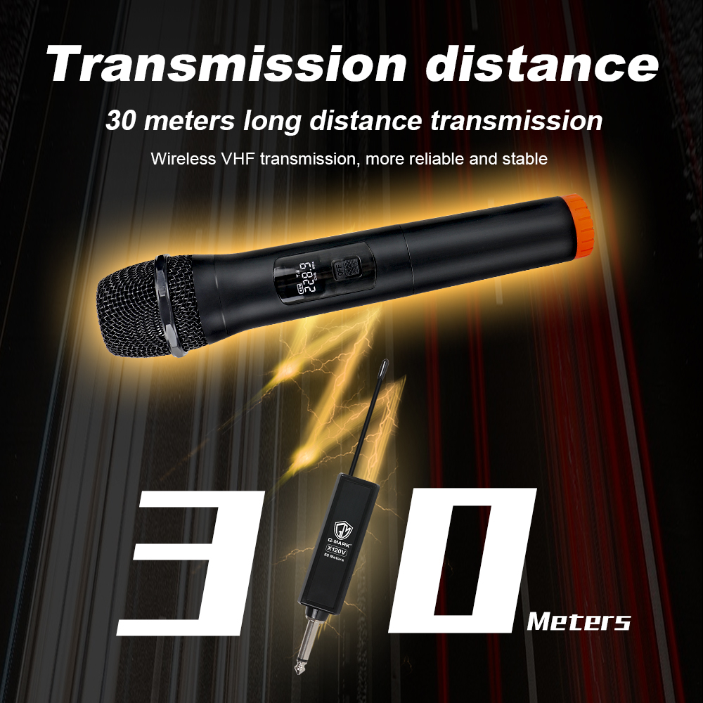 Microphone G-MARK X110V Wirele - đánh giá và giá Rechargeable Wireless Mic Lithium Battery