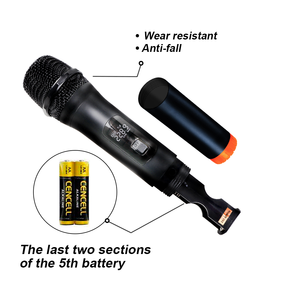 Microphone G-MARK X110V Wirele - đánh giá và giá Rechargeable Wireless Mic Lithium Battery