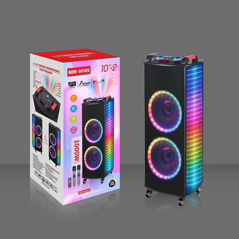 Ndr-1010S Home Theater System  - đánh giá và giá Karaoke Speaker System 100W Rgb