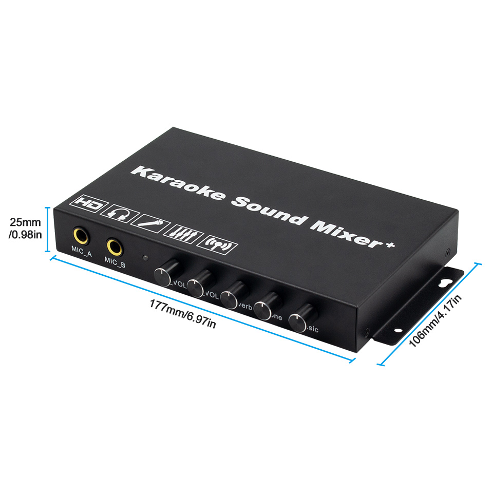 Professional Karaoke Mixer Sys - đánh giá và giá Karaoke Amplifier Mixer Bluetooth