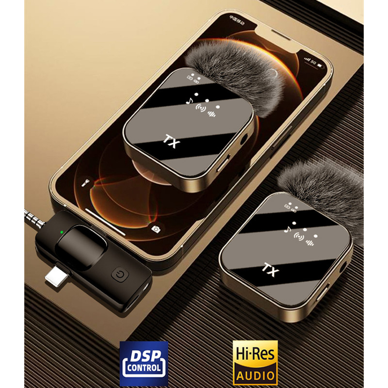 F15 3-in-1 Wireless Lavalier M - đánh giá và giá Wireless Lavalier Microphone Dual Receiver