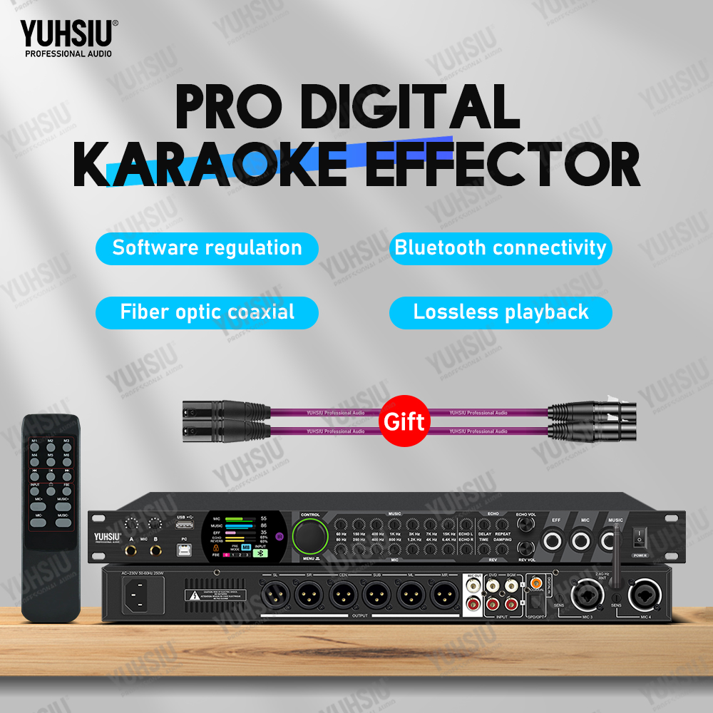 YUHSIU Karaoke Digital Effects - đánh giá và giá Karaoke Amplifier Mixer Bluetooth
