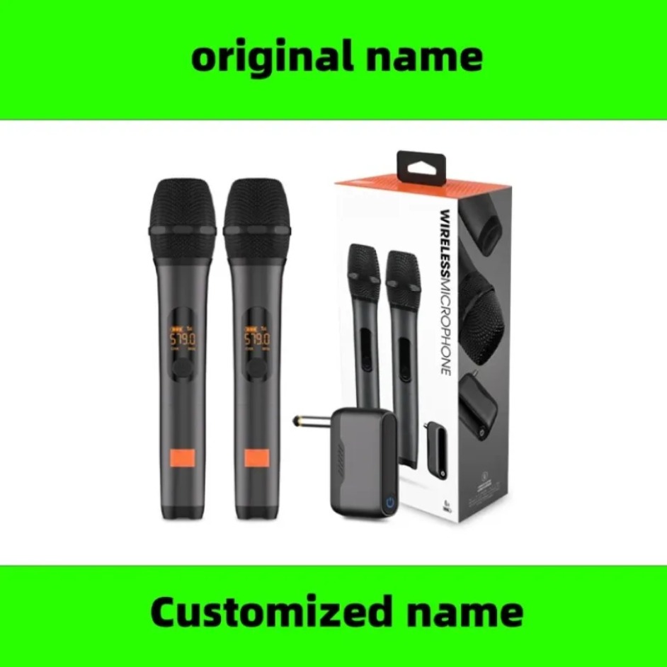 Party Box UHF Dual Channel Wir - đánh giá và giá Uhf Wireless Microphone System Dual Channel
