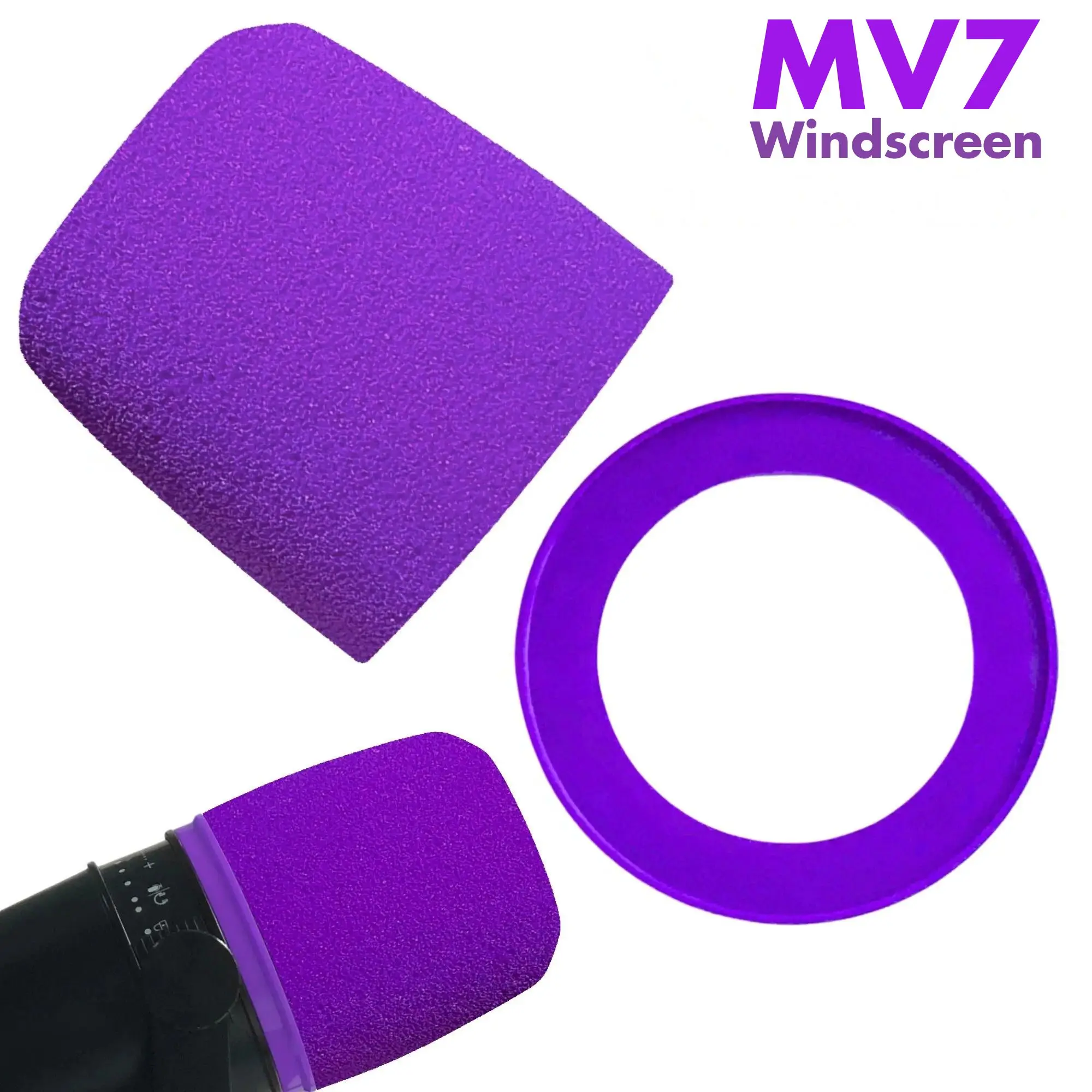 MV7 Foam for Shure MV7, MV7i,  - đánh giá và giá Microphone Pop Filter Foam Windscreen