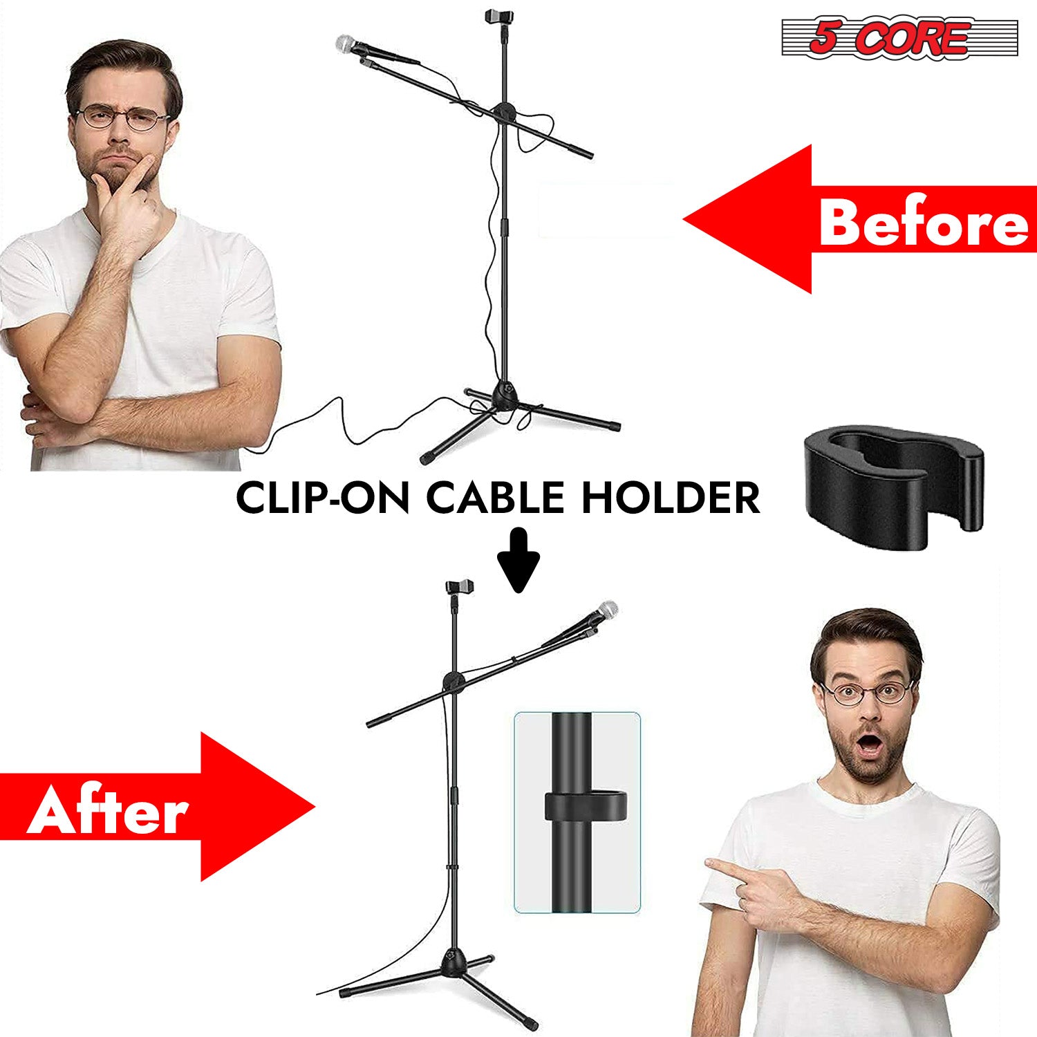 5 Core Tripod Mic Stand Adjust - đánh giá và giá Microphone Stand Boom Arm Floor