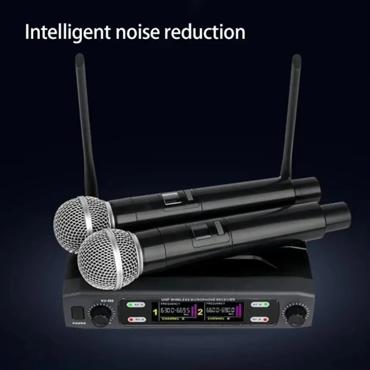 T1584C-Dual Channel Profession - đánh giá và giá Uhf Wireless Microphone System Dual Channel