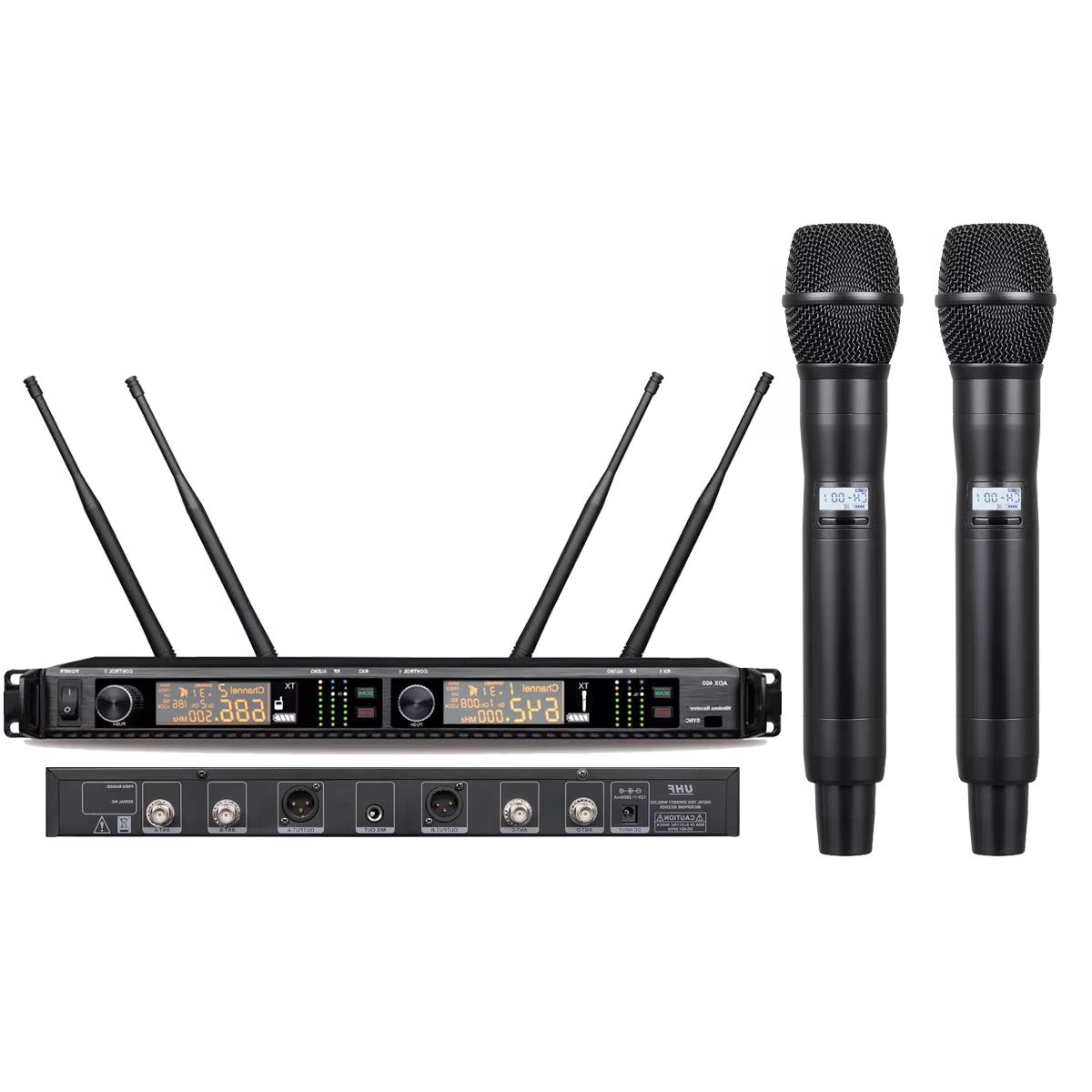 Dual Channel UHF AD2 AD4D Digi - đánh giá và giá Uhf Wireless Microphone System Dual Channel