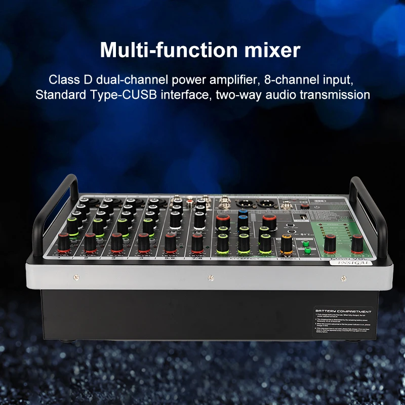 Rechargeable 18000mA Battery 8 - đánh giá và giá Karaoke Amplifier Mixer Bluetooth
