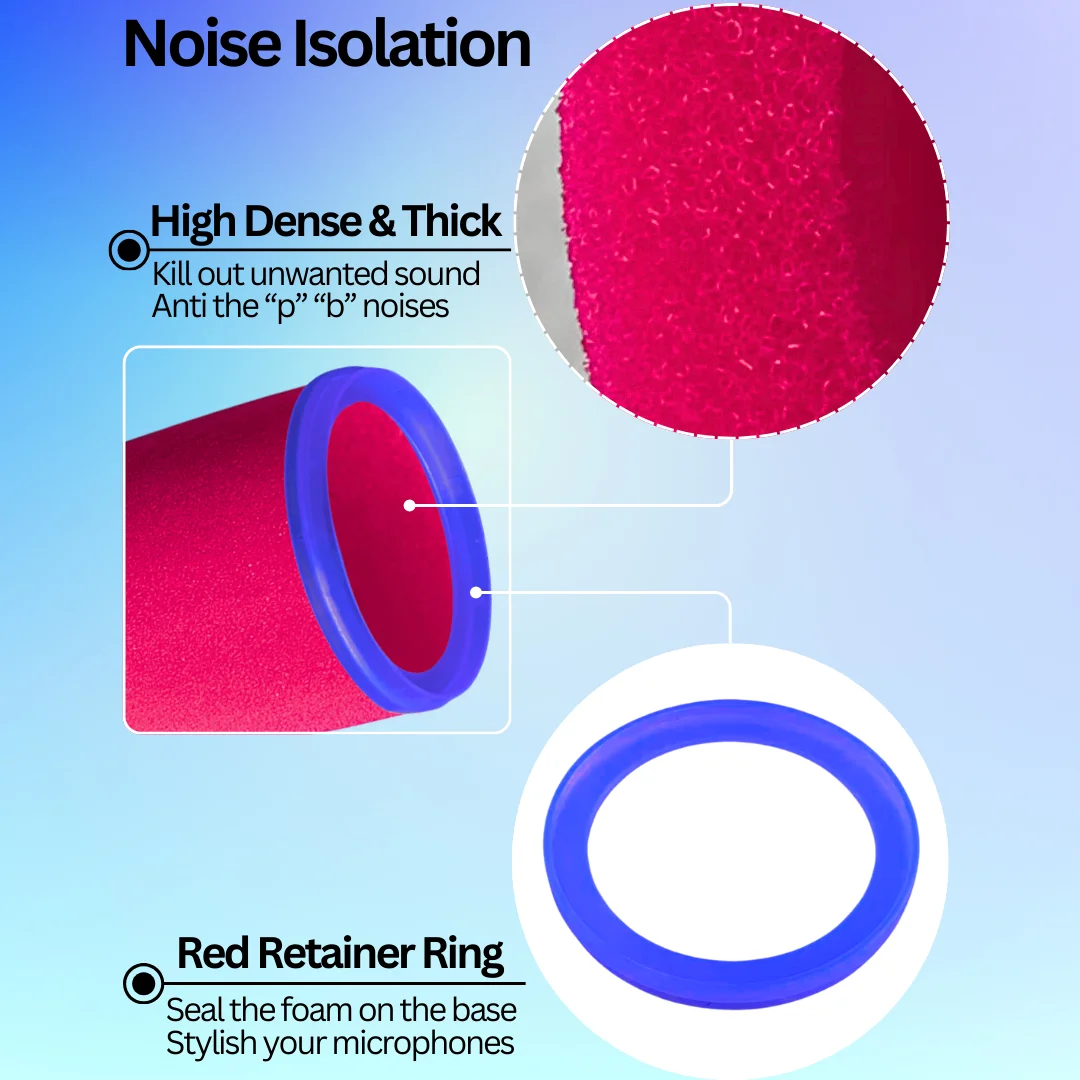 SM7B Mic Pop Filter Replacemen - đánh giá và giá Microphone Pop Filter Foam Windscreen