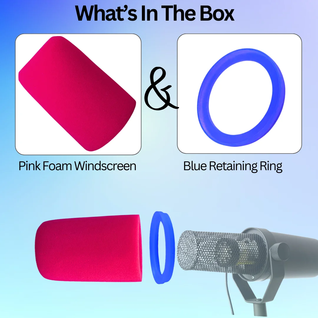 SM7B Mic Pop Filter Replacemen - đánh giá và giá Microphone Pop Filter Foam Windscreen