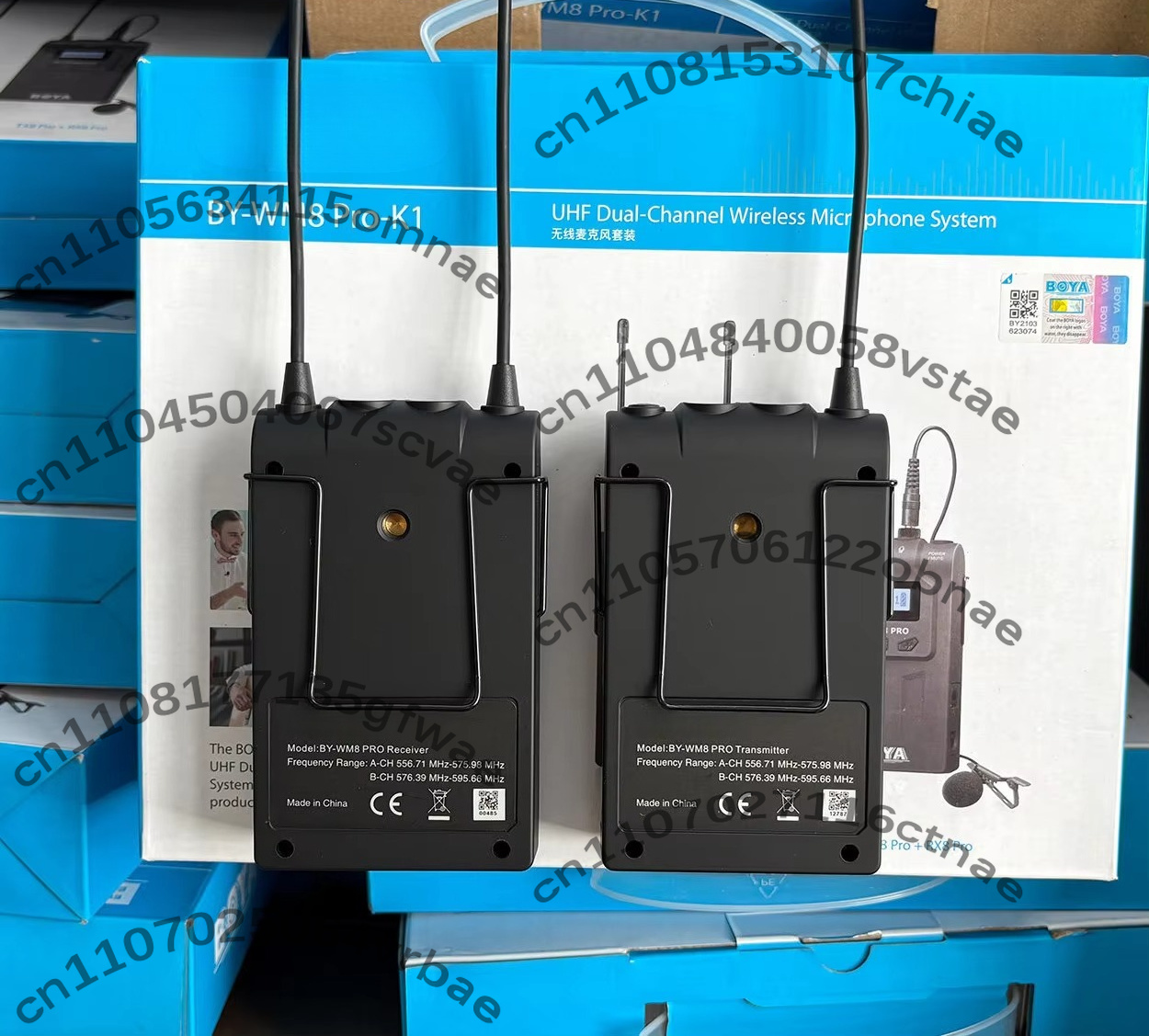 BY-WM8 Pro-K1 wireless lavalie - đánh giá và giá Wireless Lavalier Microphone Dual Receiver