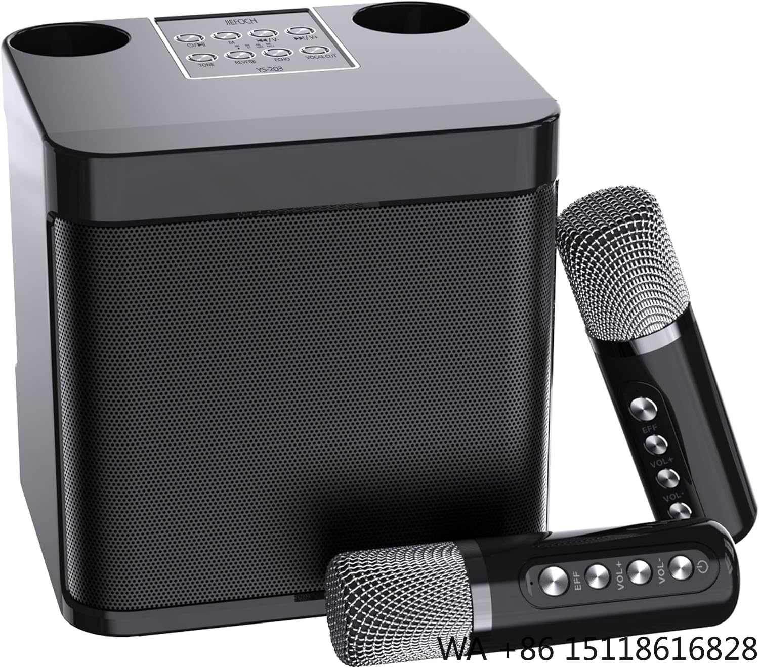 Portable Music Karaoke Machine - đánh giá và giá Karaoke Machine Portable With 2 Mic
