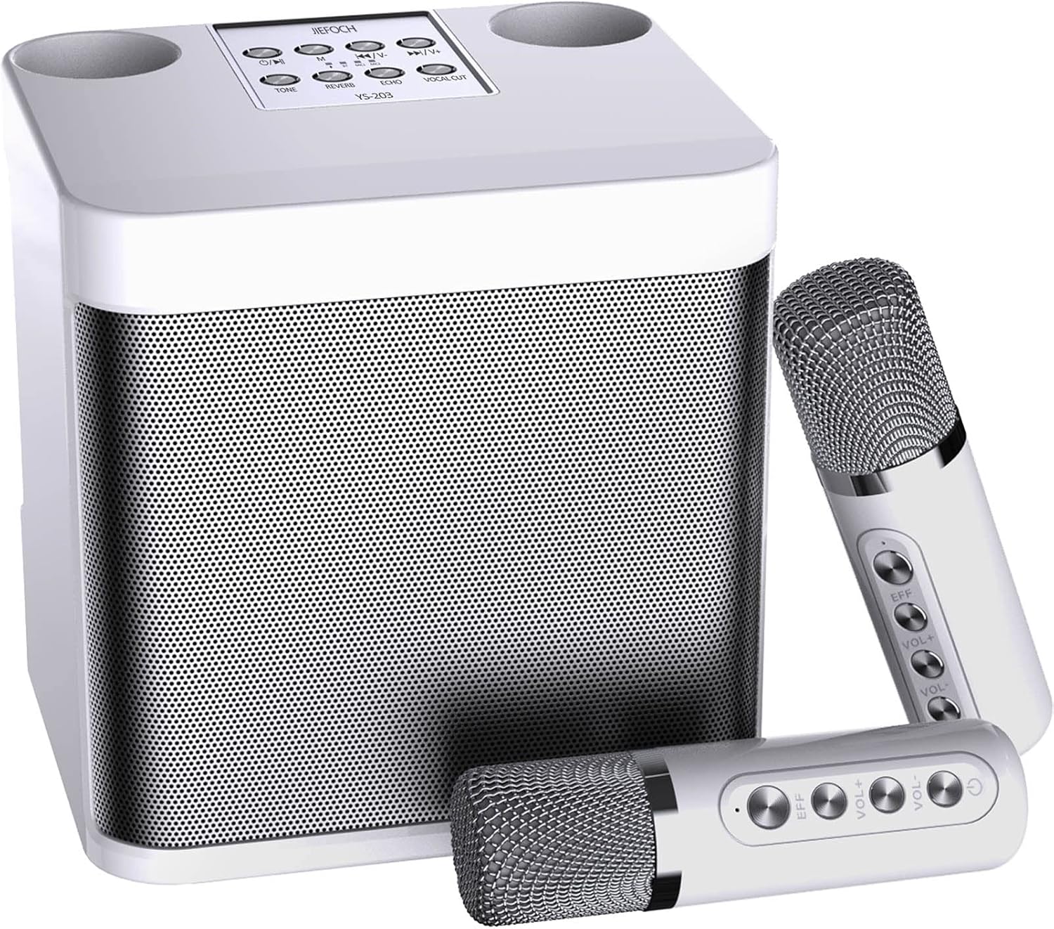 Portable Music Karaoke Machine - đánh giá và giá Karaoke Machine Portable With 2 Mic