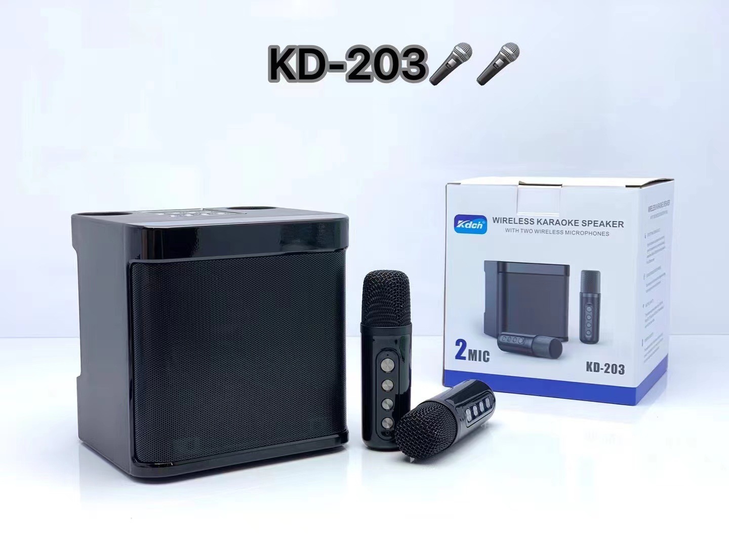 Portable Music Karaoke Machine - đánh giá và giá Karaoke Machine Portable With 2 Mic