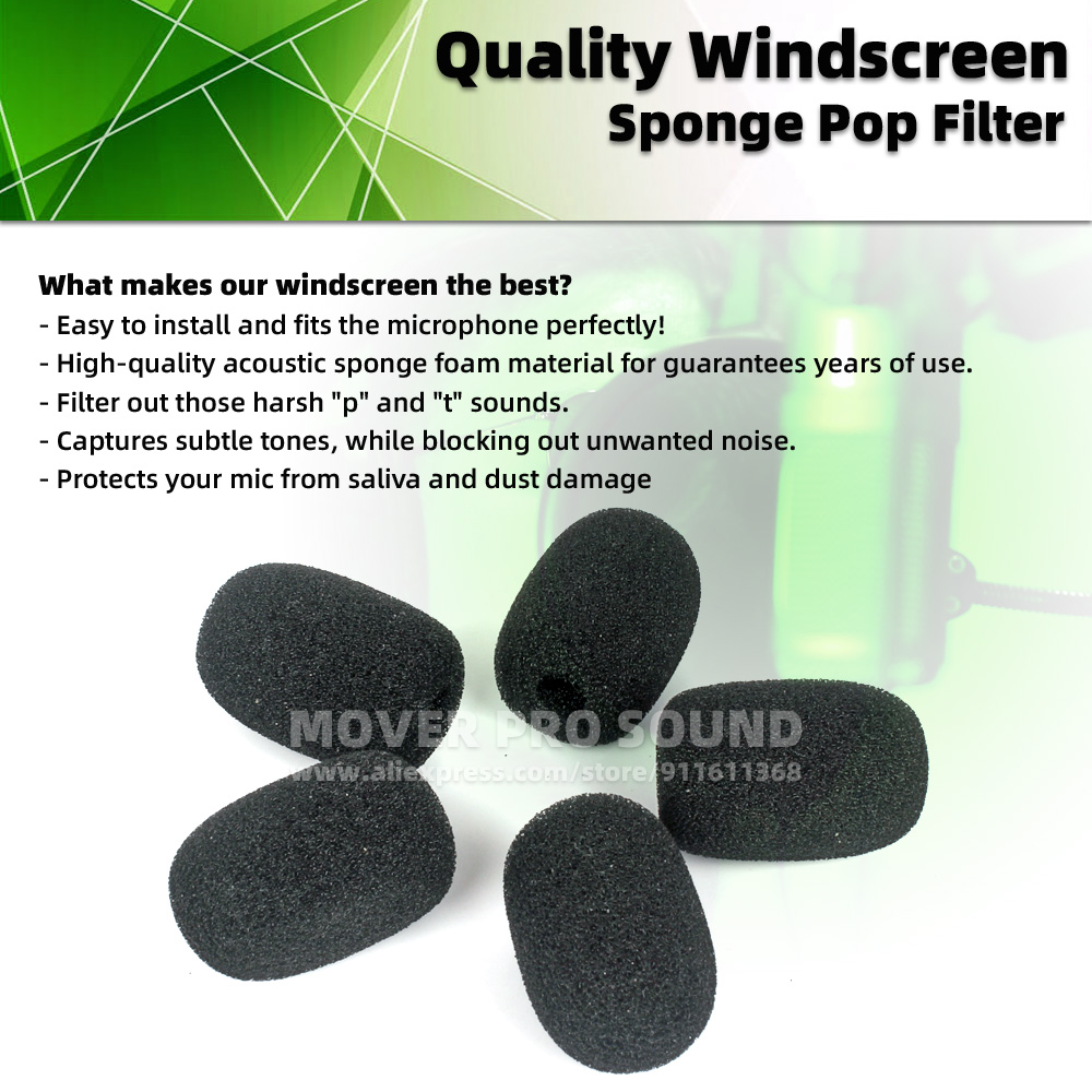 SnapVox Compatible With SHURE  - đánh giá và giá Microphone Pop Filter Foam Windscreen